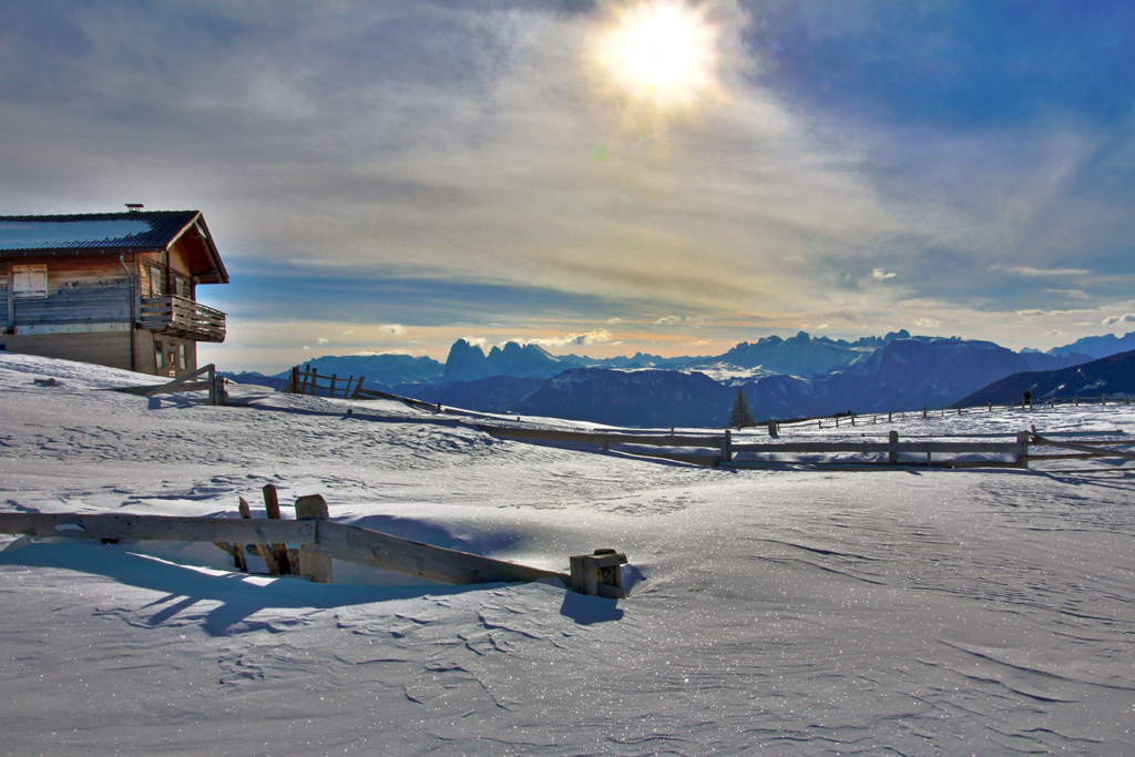 Barbianer Alm Winter